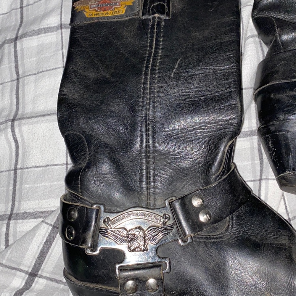 Harley Davidson boots used but good condition